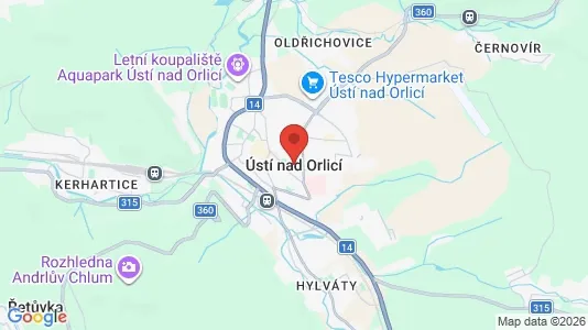 Apartments for rent in Ústí nad Orlicí - Photo from Google Street View