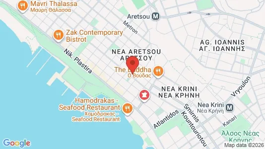 Apartments for rent i Kalamaria - kort over placeringen