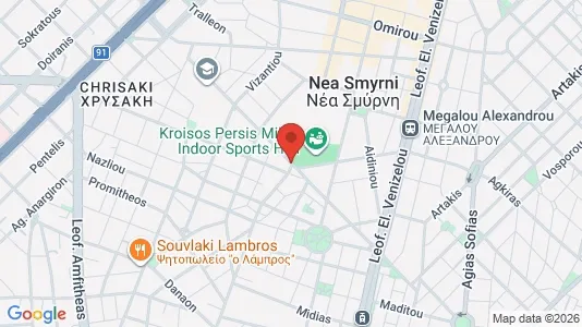Apartments for rent i Nea Smyrni - kort over placeringen