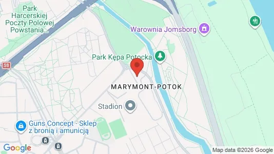 Apartments for rent i Warszawa Żoliborz - kort over placeringen