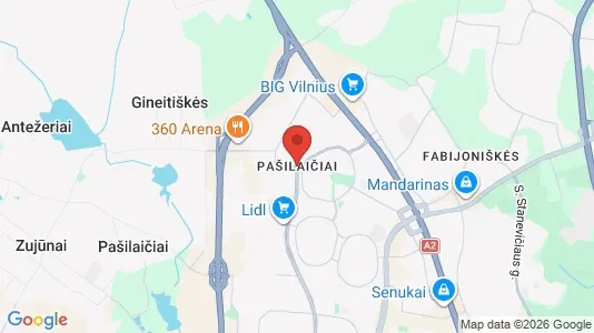 Apartments for rent in Vilnius Pašilaičiai - Photo from Google Street View