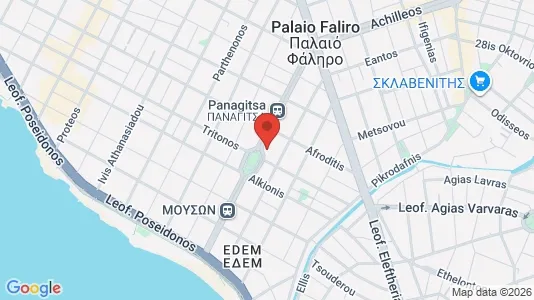 Apartments for rent i Palaio Faliro - kort over placeringen