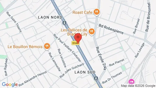 Apartments for rent i Reims - kort over placeringen