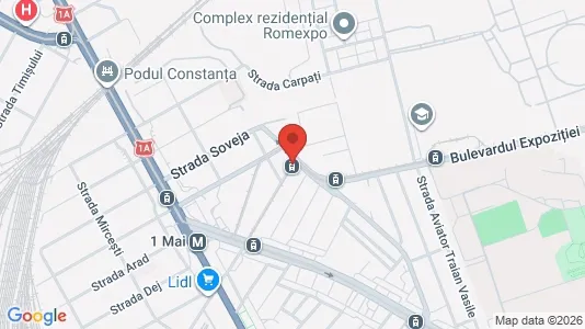 Apartments for rent i Bucharest - Sectorul 1 - kort over placeringen
