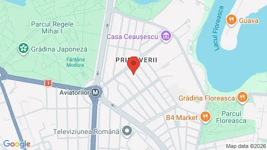 Apartments for rent i Bucharest - Sectorul 1 - kort over placeringen