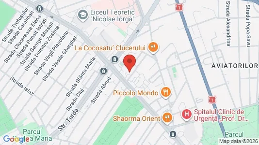 Apartments for rent i Bucharest - Sectorul 1 - kort over placeringen