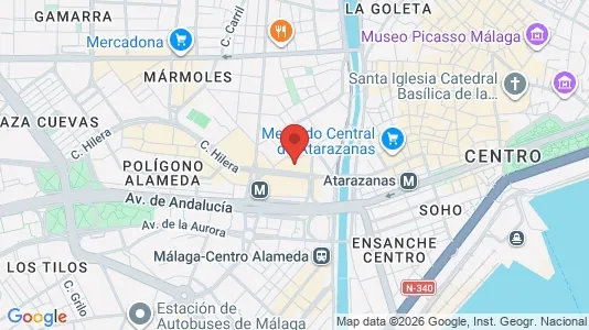 Apartments for rent in Málaga - Photo from Google Street View