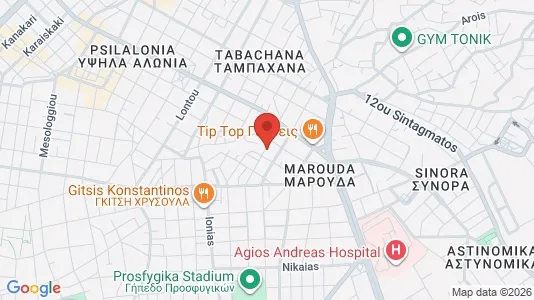 Apartments for rent i Patras - kort over placeringen
