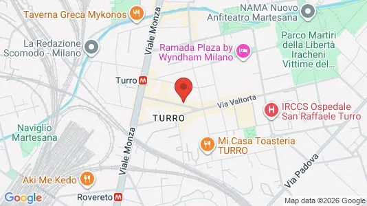 Apartments for rent i Milano Zona 2 - Stazione Centrale, Gorla, Turro, Greco, Crescenzago - kort over placeringen
