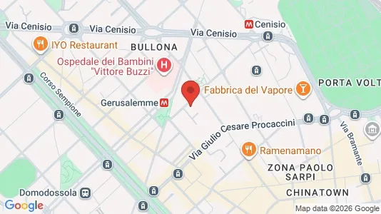 Apartments for rent i Milano Zona 1 - Centro storico - kort over placeringen