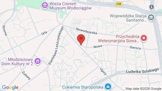 Apartments for rent i Bydgoszcz - kort over placeringen