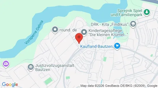 Apartments for rent i Bautzen - kort over placeringen