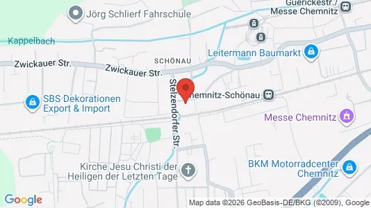 Apartments for rent in Chemnitz - Photo from Google Street View