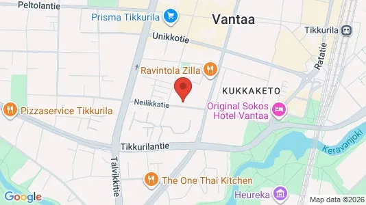 Apartments for rent i Vantaa - kort over placeringen