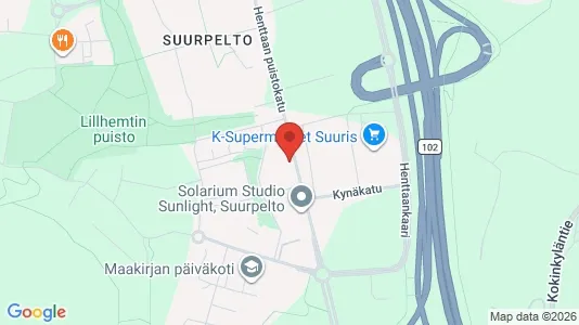 Apartments for rent i Espoo - kort over placeringen