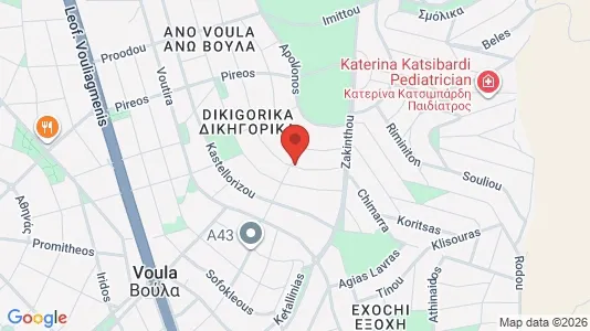 Apartments for rent i Vari-Voula-Vouliagmeni - kort over placeringen