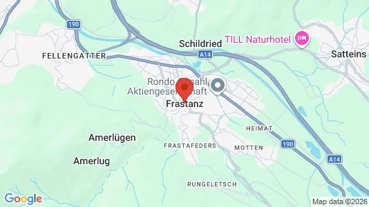 Houses for rent i Frastanz - kort over placeringen