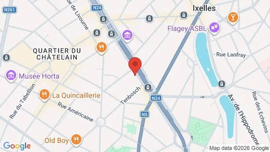 Apartments for rent i Stad Brussel - kort over placeringen