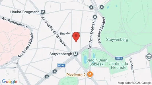 Apartments for rent i Stad Brussel - kort over placeringen
