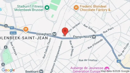 Apartments for rent i Brussels Koekelberg - kort over placeringen