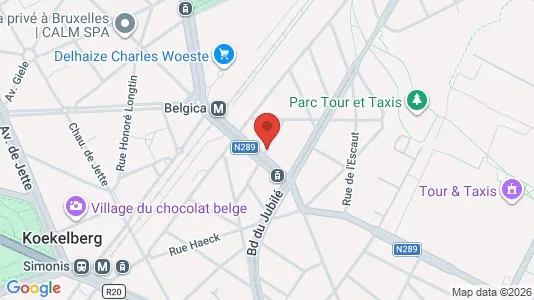 Apartments for rent i Brussels Sint-Jans-Molenbeek - kort over placeringen