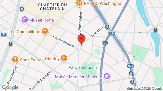 Apartments for rent i Brussels Elsene - kort over placeringen