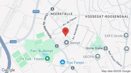 Apartments for rent i Brussels Vorst - kort over placeringen