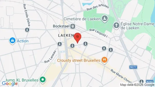 Apartments for rent i Stad Brussel - kort over placeringen