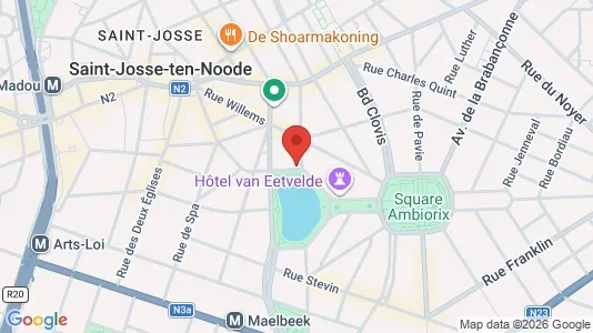 Apartments for rent i Stad Brussel - kort over placeringen
