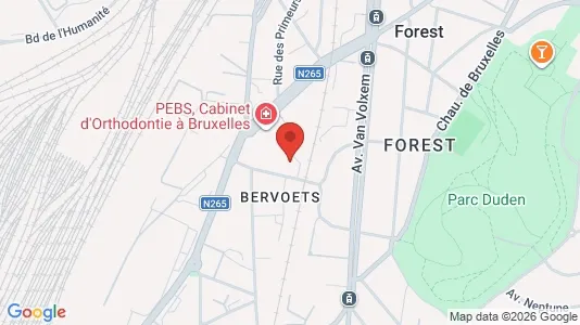 Apartments for rent i Brussels Vorst - kort over placeringen