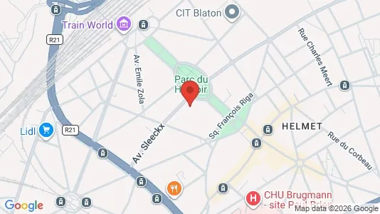 Apartments for rent i Brussels Schaarbeek - kort over placeringen