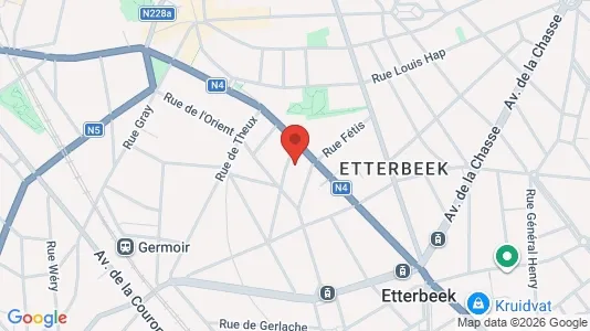 Apartments for rent in Brussels Etterbeek - Photo from Google Street View
