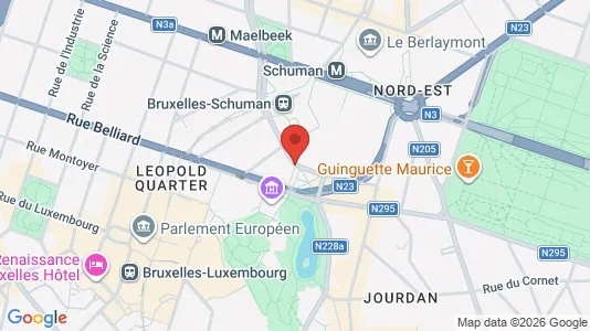 Apartments for rent i Brussels Etterbeek - kort over placeringen