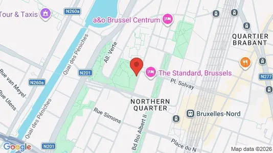 Apartments for rent i Stad Brussel - kort over placeringen