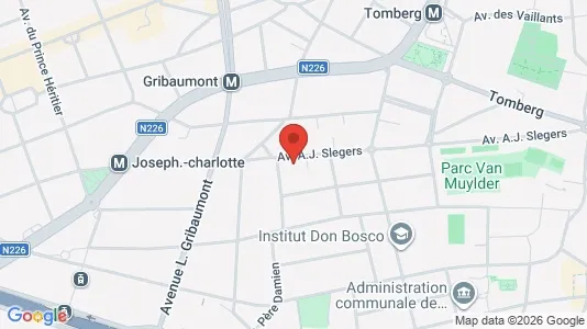 Apartments for rent i Brussels Sint-Lambrechts-Woluwe - kort over placeringen