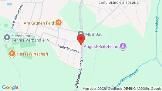 Apartments for rent i Offenbach am Main - kort over placeringen