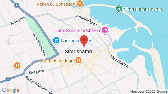 Apartments for rent i Simrishamn - kort over placeringen