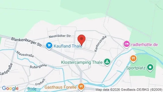 Apartments for rent i Harz - kort over placeringen