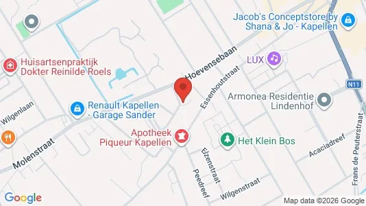 Apartments for rent i Kapellen - kort over placeringen