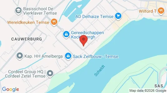 Apartments for rent i Temse - kort over placeringen