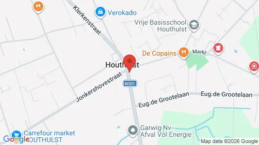 Apartments for rent i Houthulst - kort over placeringen