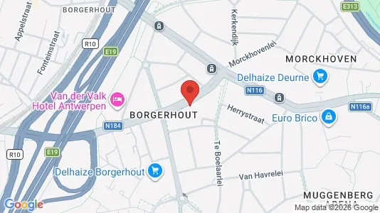 Apartments for rent i Antwerp Borgerhout - kort over placeringen