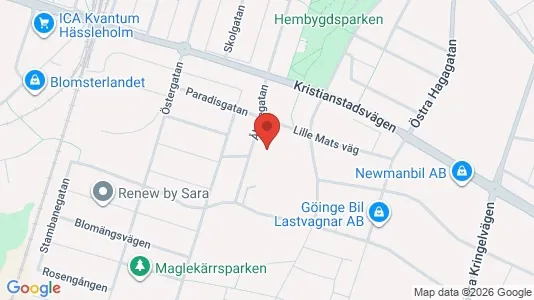 Apartments for rent i Hässleholm - kort over placeringen