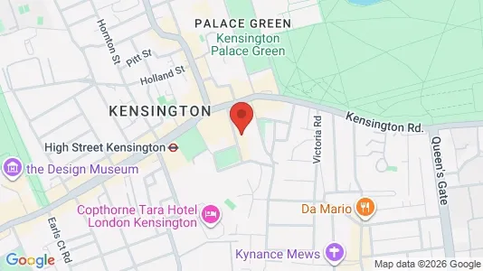 Apartments for rent i London W8 - kort over placeringen