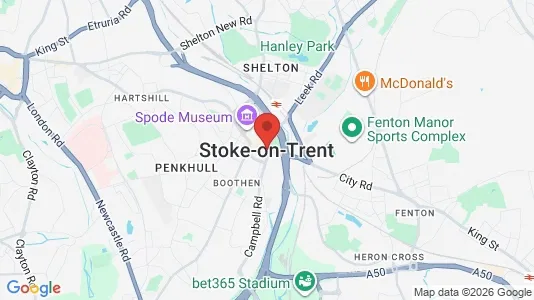 Apartments for rent in Stoke-on-Trent - Staffordshire - Photo from Google Street View