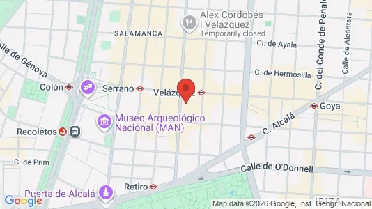 Apartments for rent in Madrid Salamanca - Photo from Google Street View