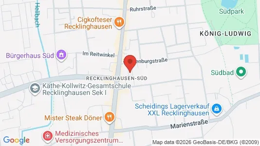 Apartments for rent in Recklinghausen - Photo from Google Street View