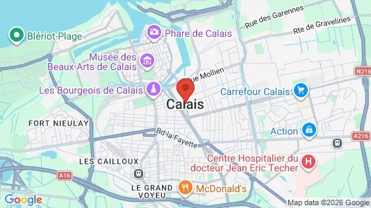 Apartments for rent in Calais - Photo from Google Street View