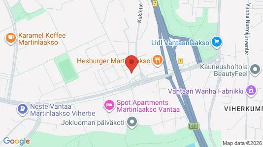 Apartments for rent i Vantaa - kort over placeringen