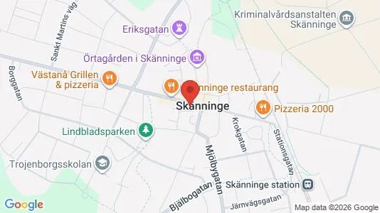 Apartments for rent i Mjölby - kort over placeringen
